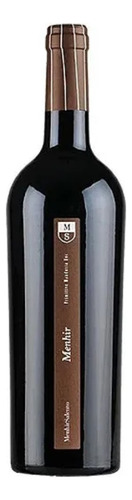 Vinho Tinto Meio Seco Menhir Primitivo Di Manduria Doc 750ml