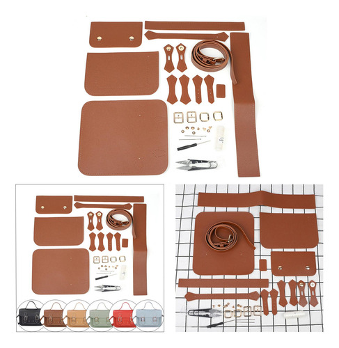 Kit Para Hacer Bolsos De Piel Hechos A Mano Para Marrón