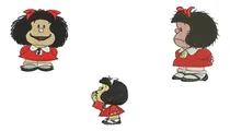 Comprar Pack 3 Diseño Matrices Mafalda Para Maquinas Bordadoras 10cm