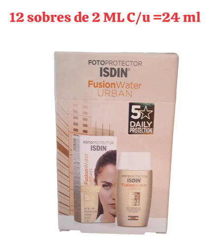 Isdin Fotoprotector Fusion Water Fps 30 24 Ml