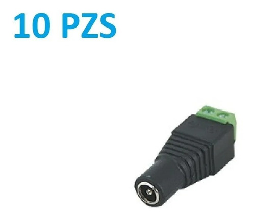 10 Piezas Adaptador Tipo Jack De 3.5 Mm Hembra Polarizado