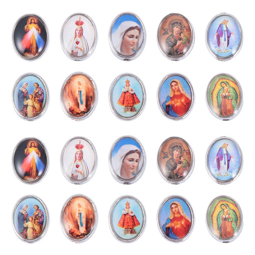 Adhesivo Para Joyas Con Forma De Figuras Religiosas De La Vi