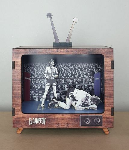 Tv Box Retro Monzon / Benvenutti El Campeon