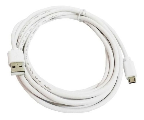 Cable Cargador Micro Usb V8 Datos Reforzado 3 Metros