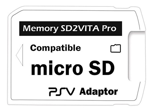 Adaptador De Memoria Micro Sd Sd2vita Para Ps Vita Negro