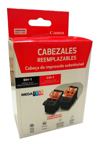 2 Cabezal Original Color Y Negro Canon G2100 G3100 G4100