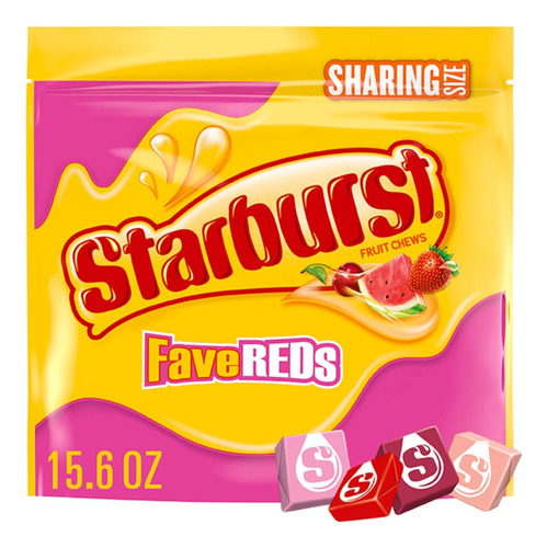 Starburst Favereds - Caramelos Masticables De Frutas, Bolsa