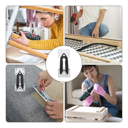 4 Conectores Robustos Para Muebles Seccionales, Útiles Para