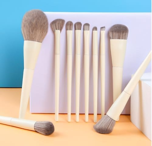 Dhjrefhhd Juego De Brochas De Maquillaje De 10 Piezas Juego