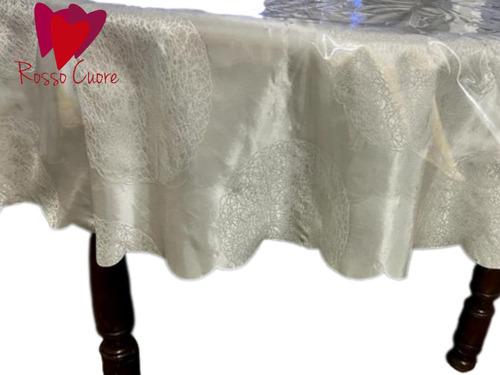 Imagen 3 de 8 de Mantel Protector Transparente Redondo 150 De Diametro