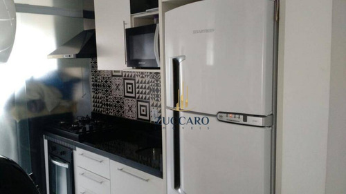 Estuda Permuta Em Casa - Apartamento Com 3 Dormitórios À Venda, 54 M² Por R$ 285.000 - Ponte Grande - Guarulhos/sp - Ap16052