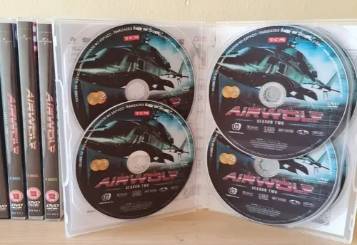 Série Águia De Fogo Airwolf Completa 80 Epis. 4 Boxes 22 Dvd