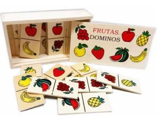 Domino Madera Infantil Juego Didactico Niños Cadaques