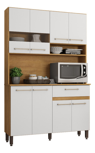 Mueble Cocina Alacena Multiuso Armario Aparador 8 Puertas