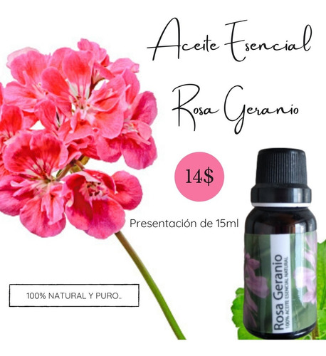 Aceite Esencial Rosa Geranio