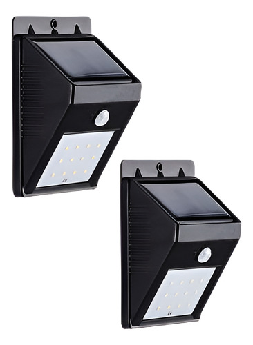 2 X 20led Energía Solar Pir Motion Sensor Pared Jardín Luz L