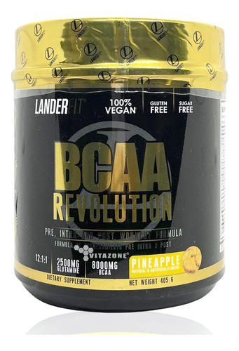 Bcaa Revolution 12:1:1 Piña 30 Serv Landerfit Vegan