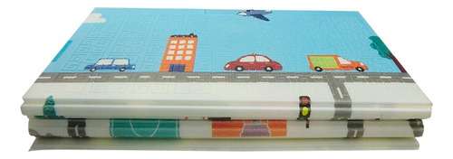 Alfombra Infantil Plegable Anti Golpes 120 X 180 Cm Zoo