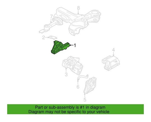 Soporte Motor Derecho Audi A3 Tt 1.8 T 1996-2006 Premium
