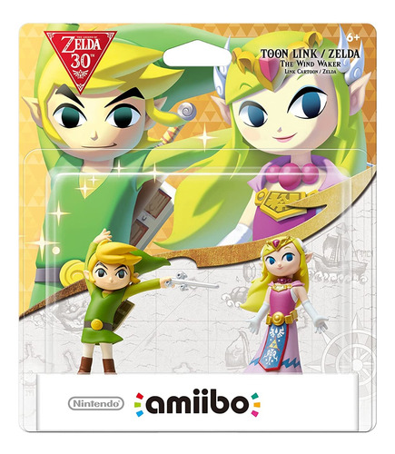 Amiibo Link Y Zelda Doble Pack Wind Waker