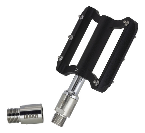 1 Par De Extensores De Pedal De Bicicleta De Acero