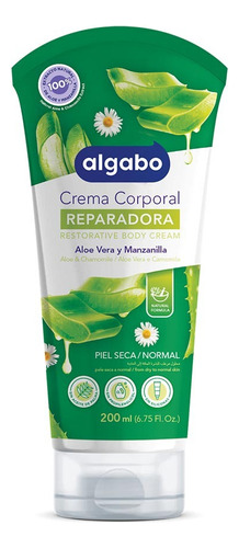 Crema Corporal Aloe Y Manzanilla 200ml Algabo