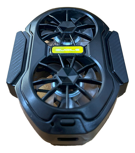 Ventilador Refrigeracion Recargable Portatil Para Celular Negro