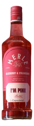 Gin Merle Pink Strawberry Blueberry 750ml Ed Limitada