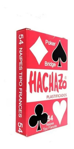 Cartas Poker Hachazo Mazo Naipes Baraja Francesa X 54