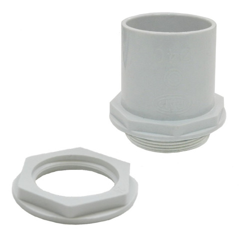 Conector Para Tubo Rígido Y Corrugado Pvc 40mm Genrod X10