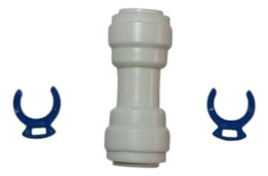 Niple Unión Para Mangueras Y Tubos De 5/16 (8mm) Blanco