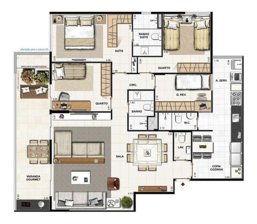 Imagem 10 de 12 de Apartamento À Venda No Bairro Freguesia (jacarepaguá) - Rio De Janeiro/rj - O-18332-30504
