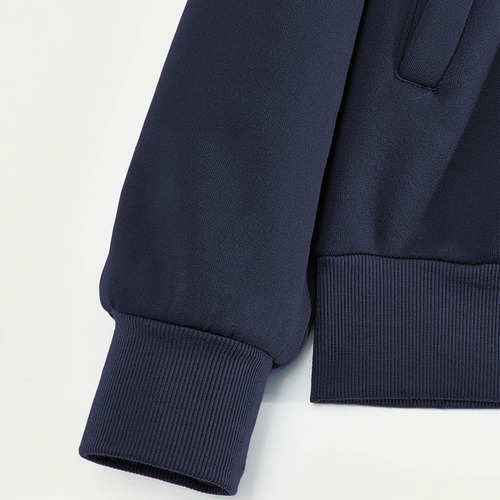 Jaqueta Masculina De Cor Sólida Com Zíper, Bolso Solto, Lape