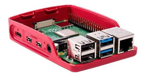 Raspberry Pi 4 B 1gb Carcasa Case Eliminador Oficial Pi4 Kit