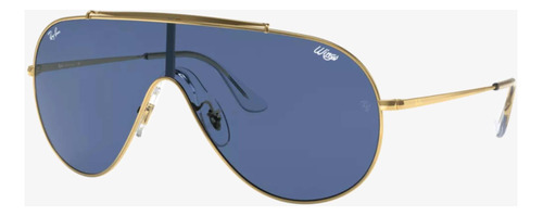 Lentes De Sol Rb Wings Rb3597n Dorado Azul Original