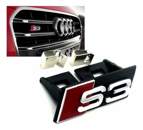 Emblema Audi A3 S3 Persiana Parrilla Frontal 