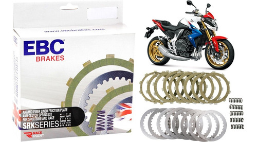 Kit Completo Disco Embreagem Ebc Honda Cbr1000rr 2004 À 2007