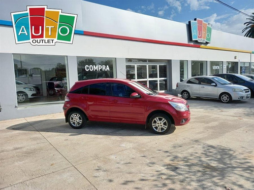 Chevrolet Agile Ltz 2010 Rojo 5 Puertas