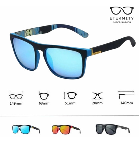 Lentes De Sol Eternity Sky Blue Polarized