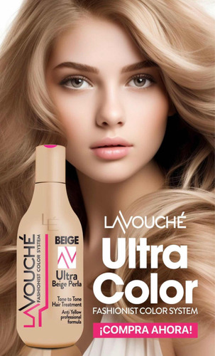 Imagen 3 de 8 de Tratamiento Matizante Cremoso Lavouche Ultra Beige