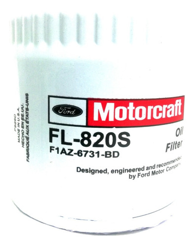 Filtro Aceite Ford F350 Fx4 F150 F250  Tienda Fisica