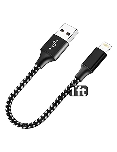 Gkw Cable De Carga De iPhone Corto 1ft Power Bank Pz2qi