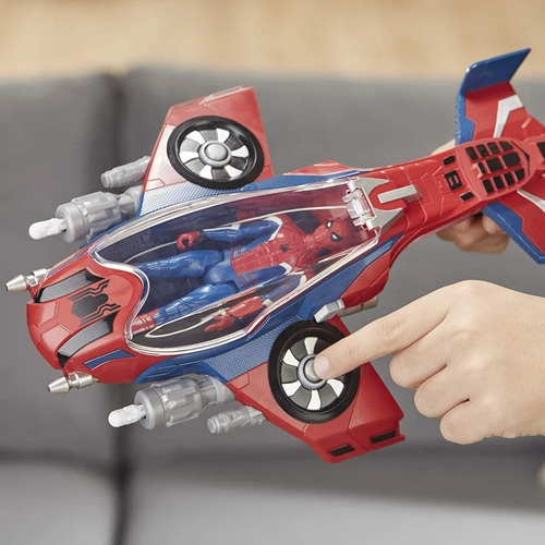 Spiderman: Lejos De Casa - Arachno-jet Con Spider-man Hasbro