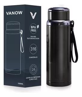 Termo De Acero Inoxidable Para Café Y Té 1000ml