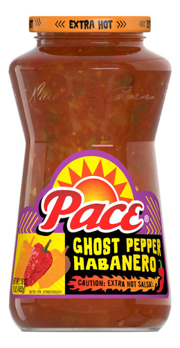 Pace Salsa Habanero De Pimienta Fantasma, Botella De 16 Onza