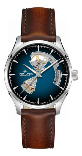 Reloj Hamilton Jazzmaster Automatic Blue Dial Para Hombre H3