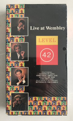 Level 42 - Live At Wembley - Vhs Original Usa Impecable!!!