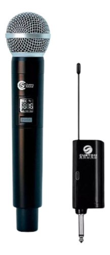 Microfone Custom Sound Sem Fio Uhf Cw 30 - Bk