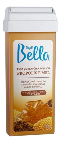 Kit 12 Cera Roll-on Refil Própolis E Mel 100g - Depil Bella