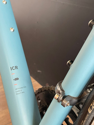 Bicicleta De Ruta Cube Attain 2021 Talla 56 (l) Azul Acero 56 " (Usado)